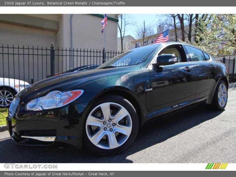 Botanical Green Metallic / Champagne/Truffle 2009 Jaguar XF Luxury