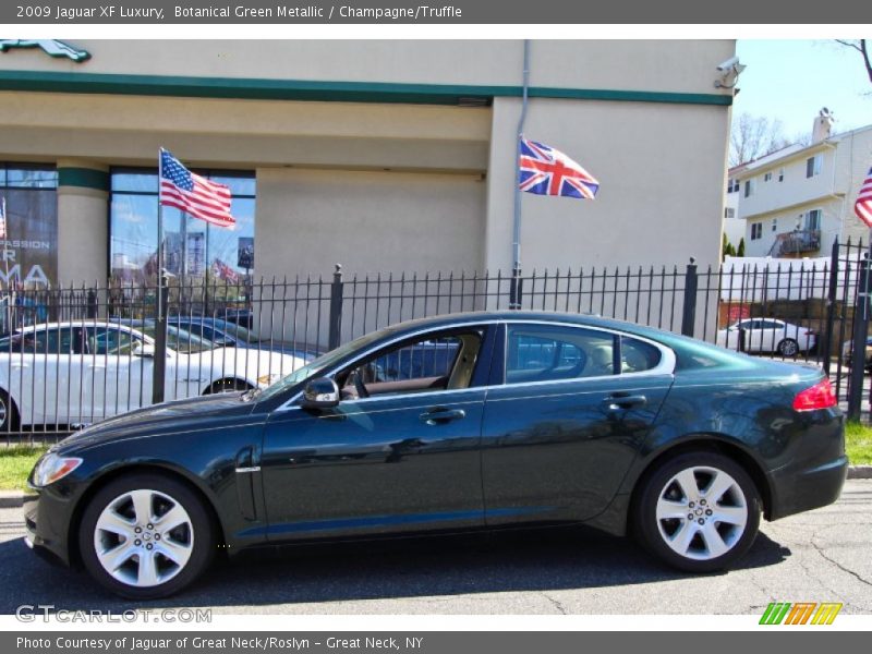 Botanical Green Metallic / Champagne/Truffle 2009 Jaguar XF Luxury