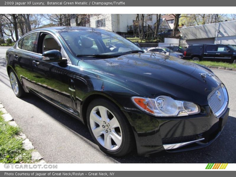 Botanical Green Metallic / Champagne/Truffle 2009 Jaguar XF Luxury