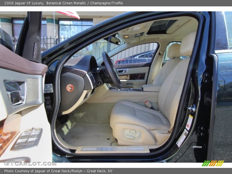 Botanical Green Metallic / Champagne/Truffle 2009 Jaguar XF Luxury