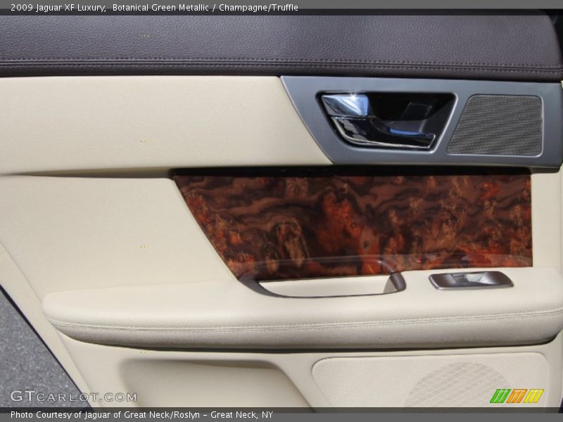 Botanical Green Metallic / Champagne/Truffle 2009 Jaguar XF Luxury