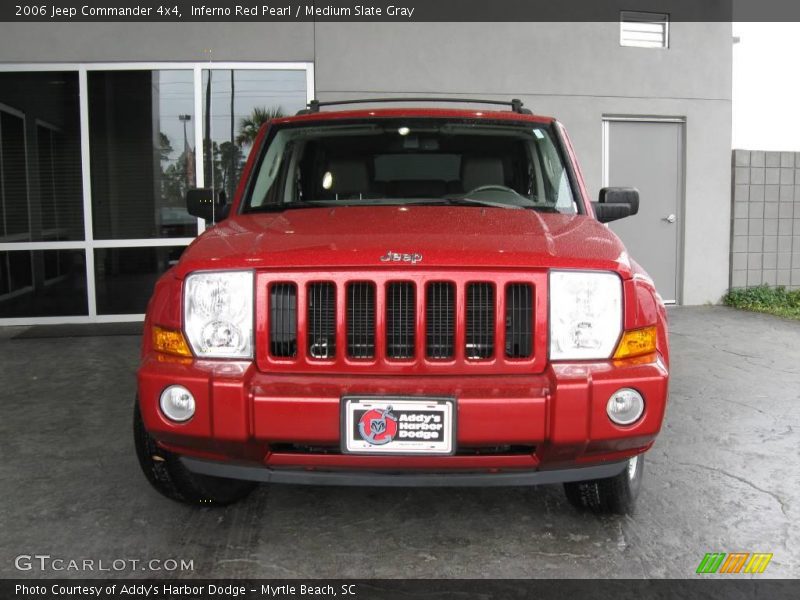 Inferno Red Pearl / Medium Slate Gray 2006 Jeep Commander 4x4