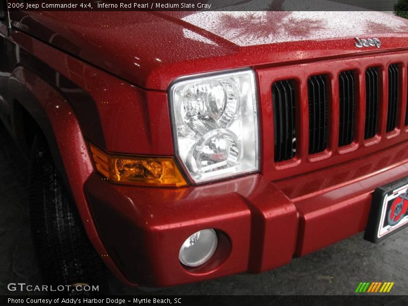 Inferno Red Pearl / Medium Slate Gray 2006 Jeep Commander 4x4