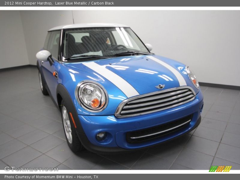 Laser Blue Metallic / Carbon Black 2012 Mini Cooper Hardtop