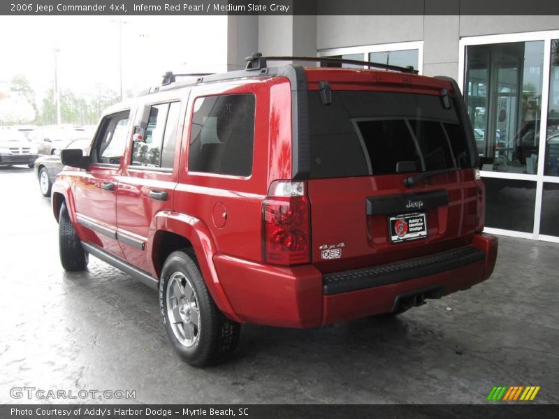 Inferno Red Pearl / Medium Slate Gray 2006 Jeep Commander 4x4