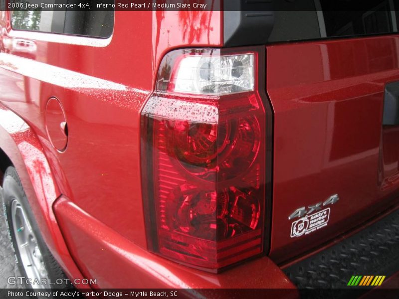Inferno Red Pearl / Medium Slate Gray 2006 Jeep Commander 4x4