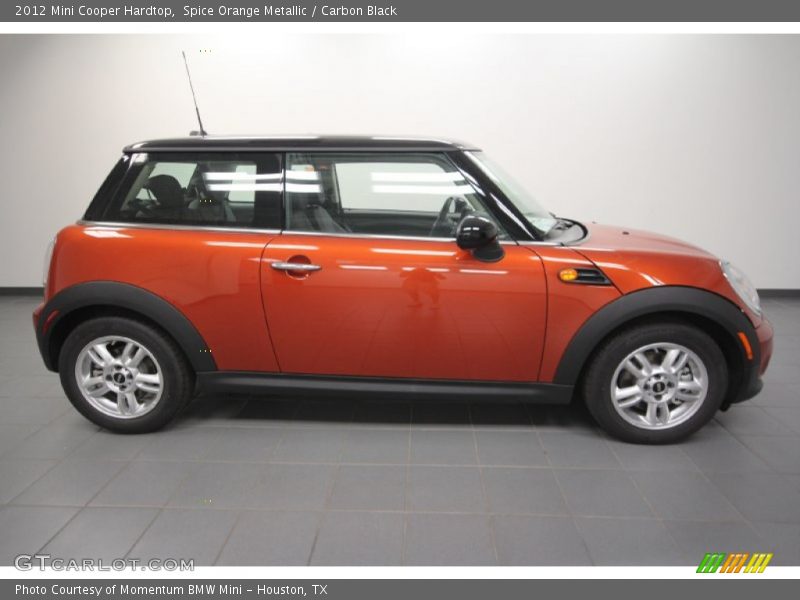 Spice Orange Metallic / Carbon Black 2012 Mini Cooper Hardtop
