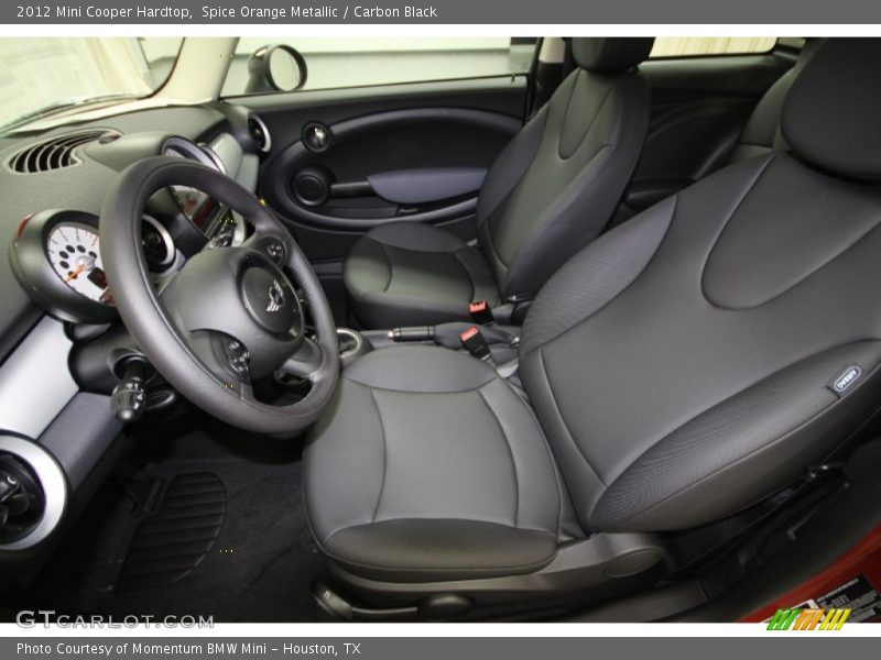 Spice Orange Metallic / Carbon Black 2012 Mini Cooper Hardtop