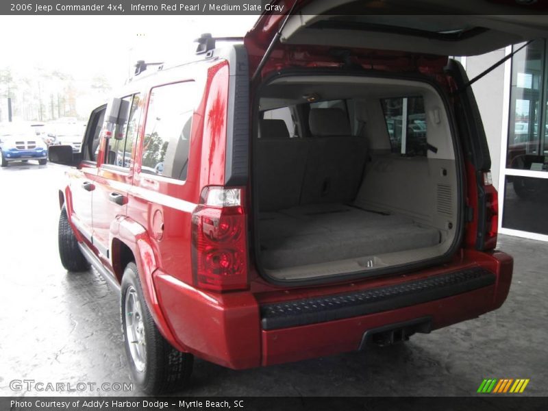 Inferno Red Pearl / Medium Slate Gray 2006 Jeep Commander 4x4