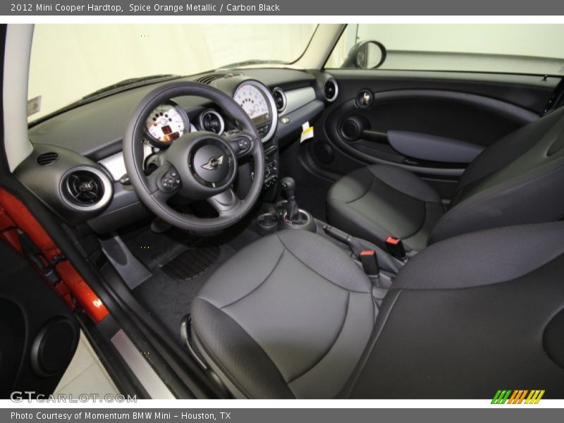 Spice Orange Metallic / Carbon Black 2012 Mini Cooper Hardtop