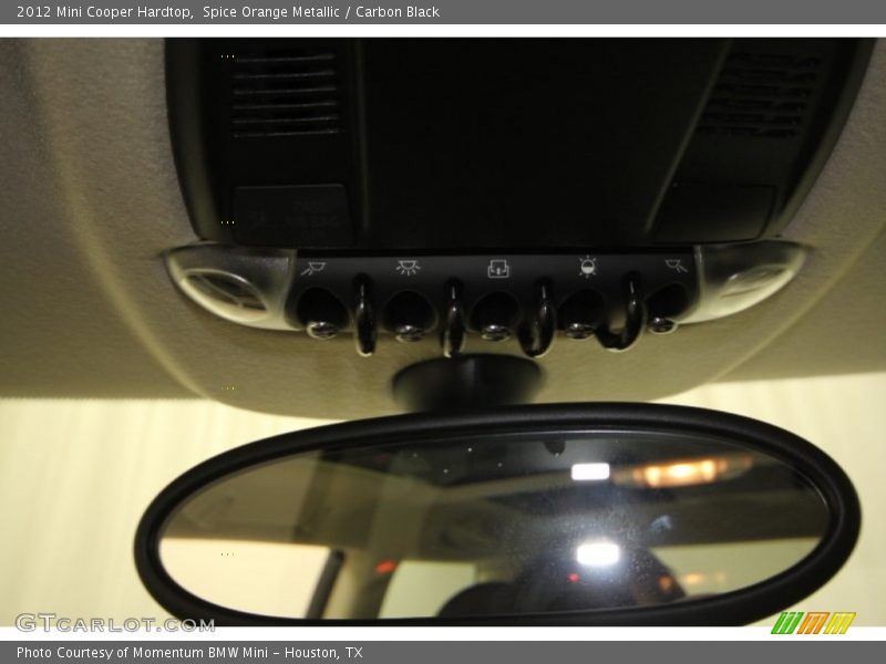 Spice Orange Metallic / Carbon Black 2012 Mini Cooper Hardtop