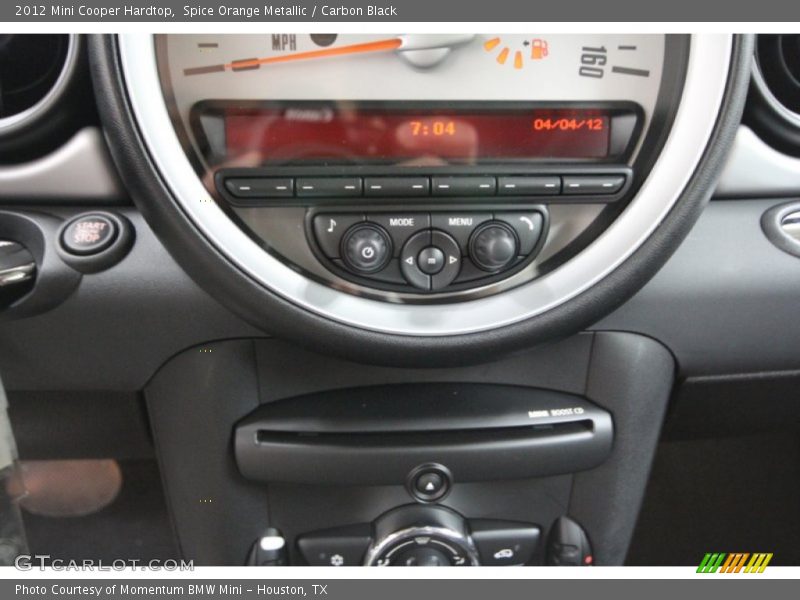 Spice Orange Metallic / Carbon Black 2012 Mini Cooper Hardtop