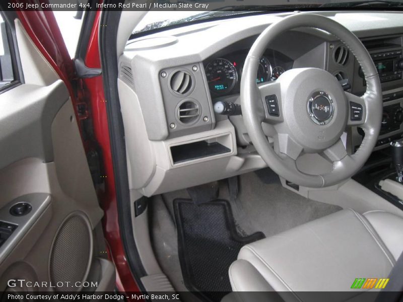 Inferno Red Pearl / Medium Slate Gray 2006 Jeep Commander 4x4