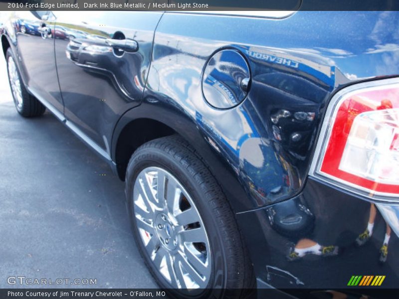 Dark Ink Blue Metallic / Medium Light Stone 2010 Ford Edge Limited