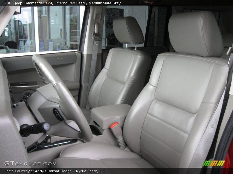 Inferno Red Pearl / Medium Slate Gray 2006 Jeep Commander 4x4