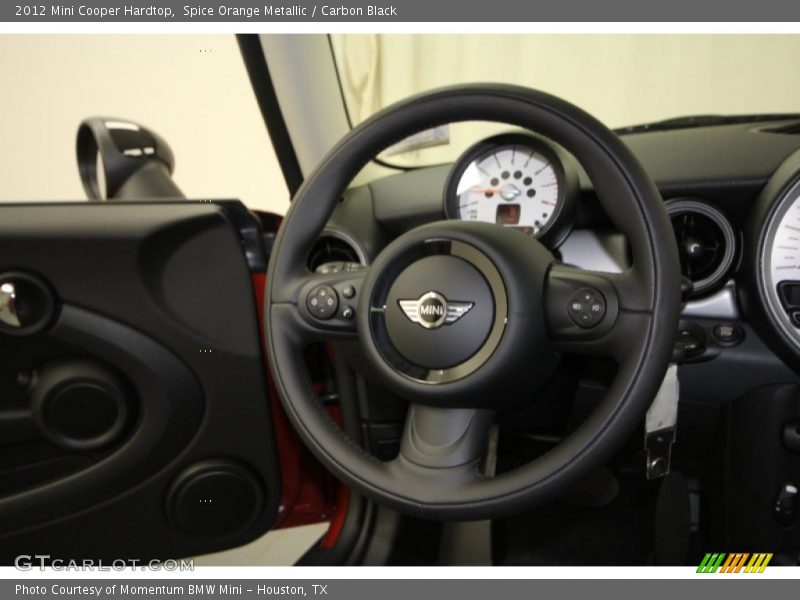 Spice Orange Metallic / Carbon Black 2012 Mini Cooper Hardtop