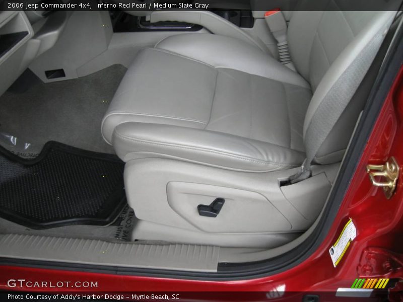 Inferno Red Pearl / Medium Slate Gray 2006 Jeep Commander 4x4