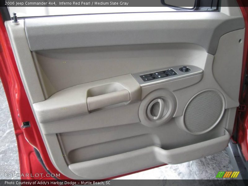 Inferno Red Pearl / Medium Slate Gray 2006 Jeep Commander 4x4