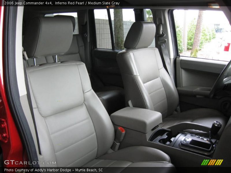 Inferno Red Pearl / Medium Slate Gray 2006 Jeep Commander 4x4