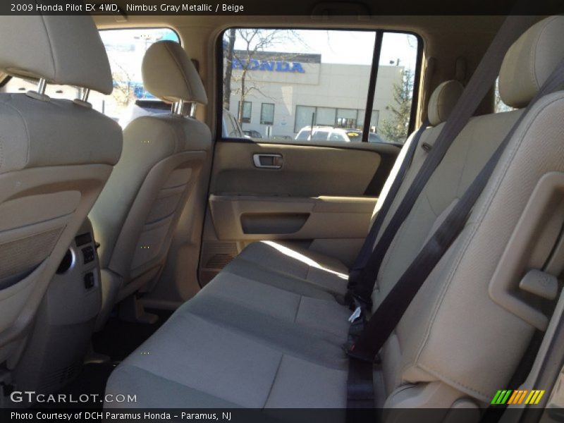 Nimbus Gray Metallic / Beige 2009 Honda Pilot EX 4WD