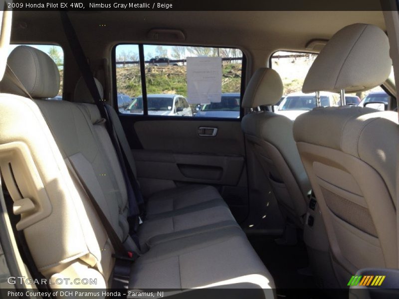 Nimbus Gray Metallic / Beige 2009 Honda Pilot EX 4WD