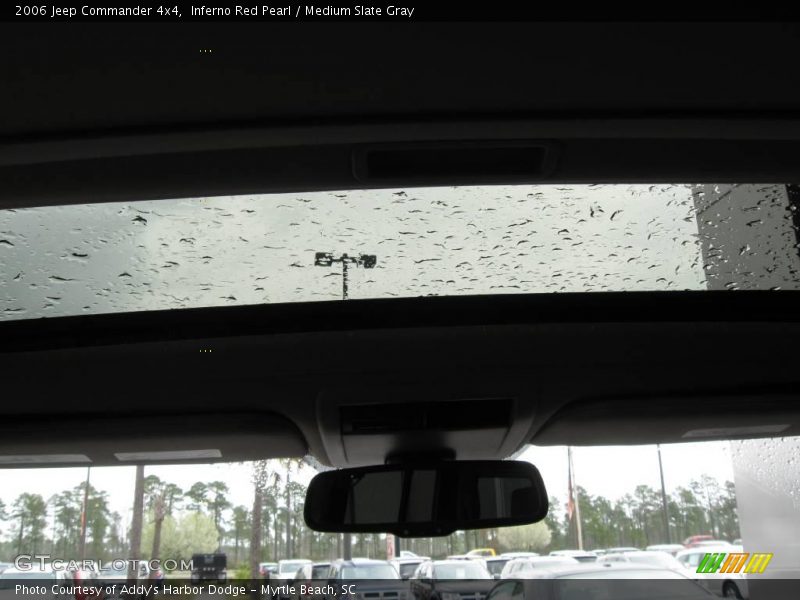 Inferno Red Pearl / Medium Slate Gray 2006 Jeep Commander 4x4