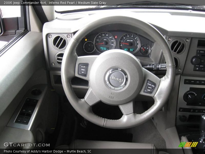 Inferno Red Pearl / Medium Slate Gray 2006 Jeep Commander 4x4