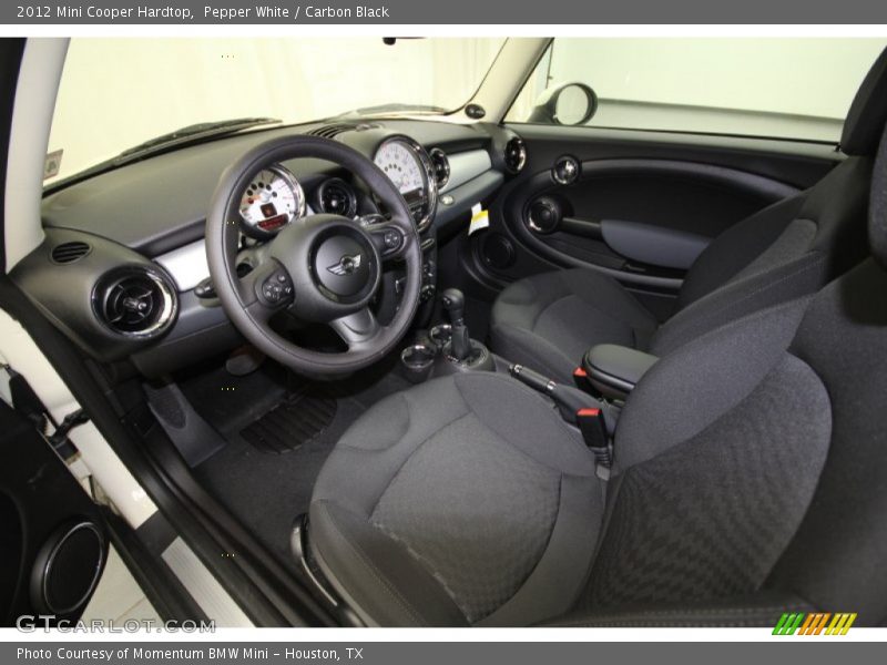 Pepper White / Carbon Black 2012 Mini Cooper Hardtop