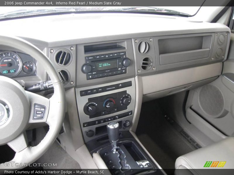 Inferno Red Pearl / Medium Slate Gray 2006 Jeep Commander 4x4