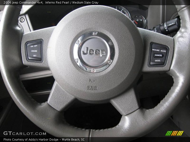 Inferno Red Pearl / Medium Slate Gray 2006 Jeep Commander 4x4