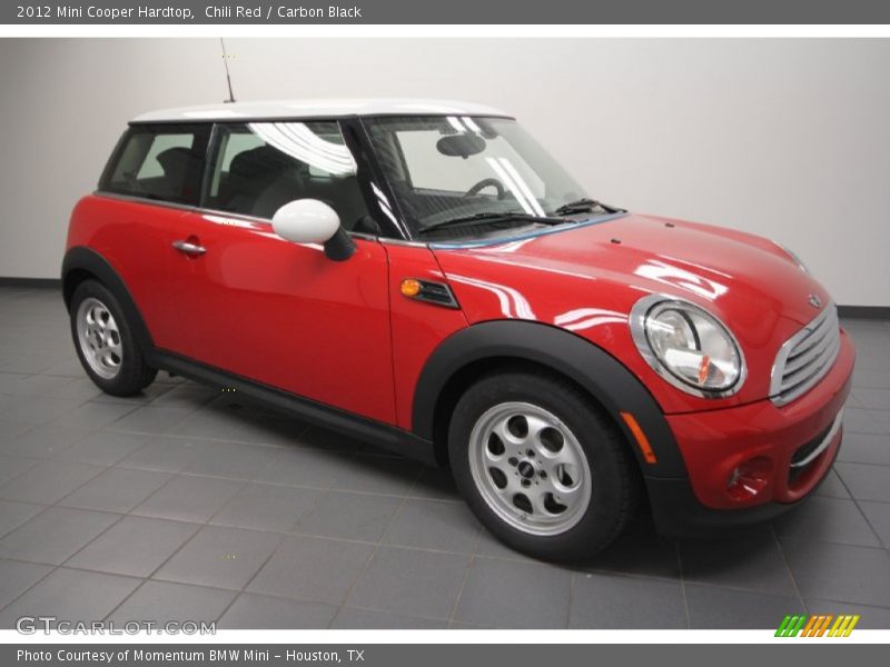 Chili Red / Carbon Black 2012 Mini Cooper Hardtop