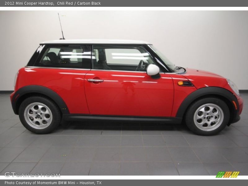 Chili Red / Carbon Black 2012 Mini Cooper Hardtop