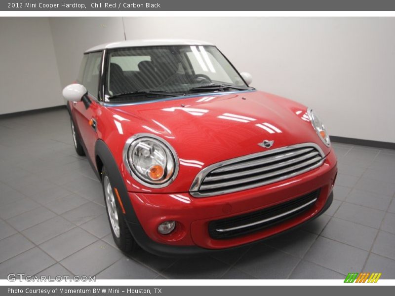 Chili Red / Carbon Black 2012 Mini Cooper Hardtop