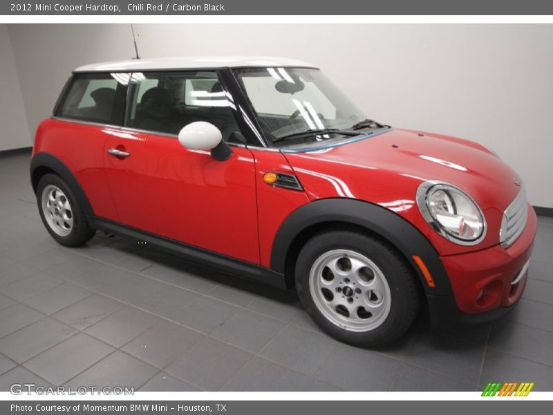 Chili Red / Carbon Black 2012 Mini Cooper Hardtop