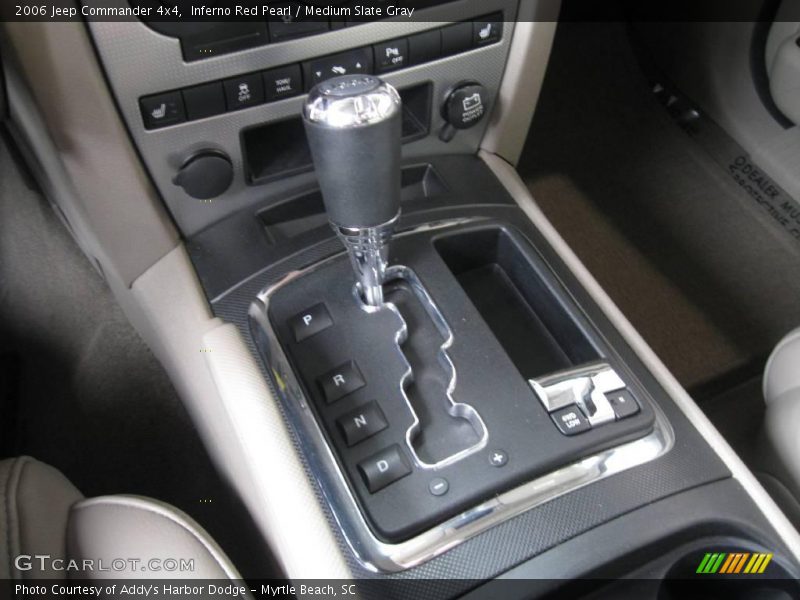 Inferno Red Pearl / Medium Slate Gray 2006 Jeep Commander 4x4