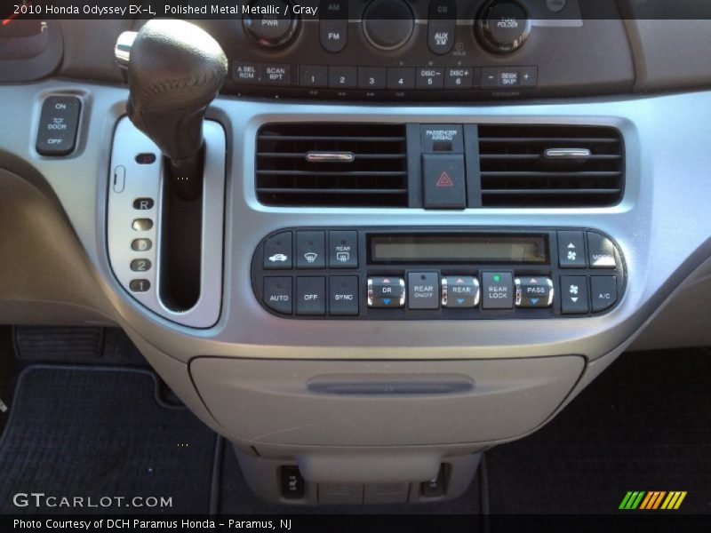 Controls of 2010 Odyssey EX-L