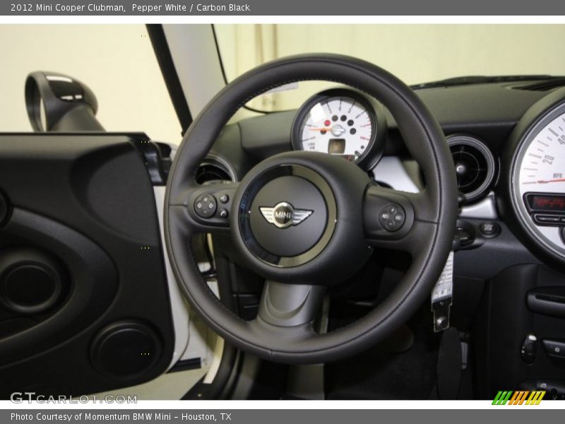 Pepper White / Carbon Black 2012 Mini Cooper Clubman