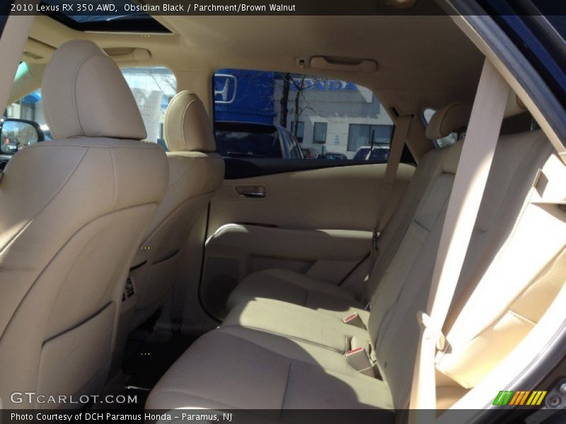 Obsidian Black / Parchment/Brown Walnut 2010 Lexus RX 350 AWD