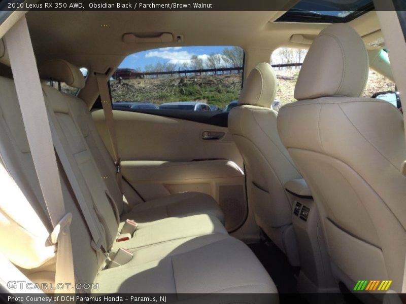 Obsidian Black / Parchment/Brown Walnut 2010 Lexus RX 350 AWD
