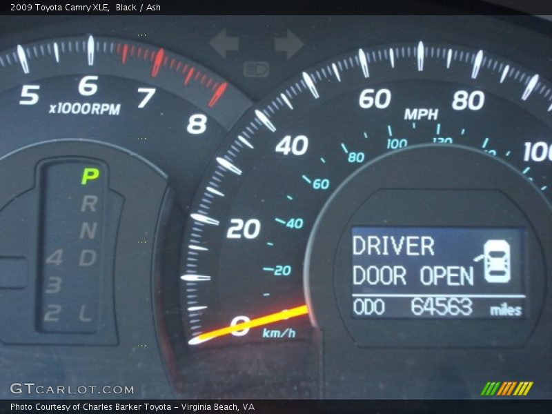 Black / Ash 2009 Toyota Camry XLE