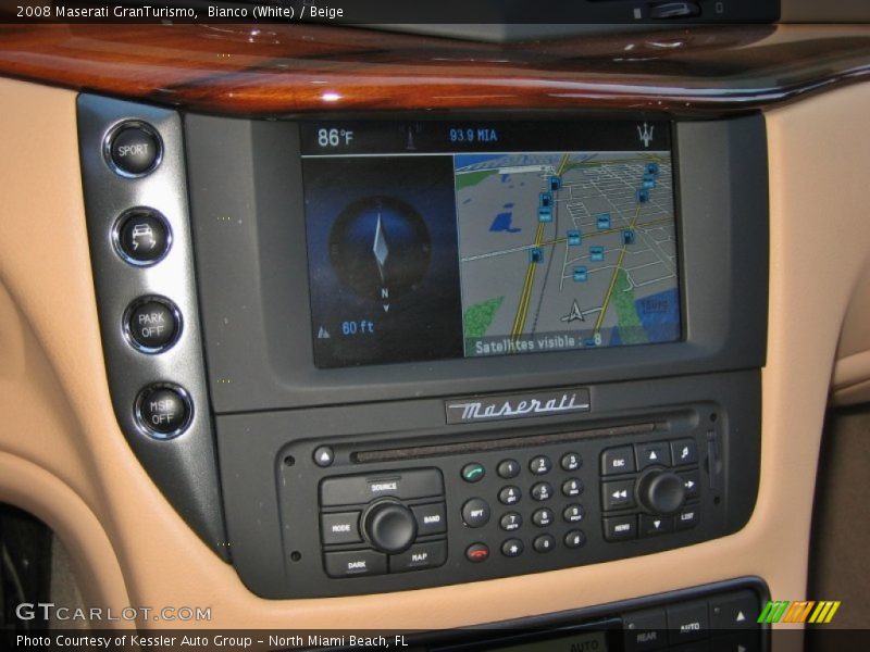 Navigation of 2008 GranTurismo 