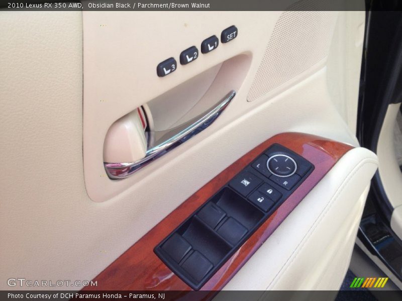 Obsidian Black / Parchment/Brown Walnut 2010 Lexus RX 350 AWD