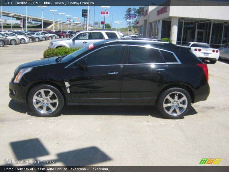 Black Raven / Ebony/Titanium 2010 Cadillac SRX V6