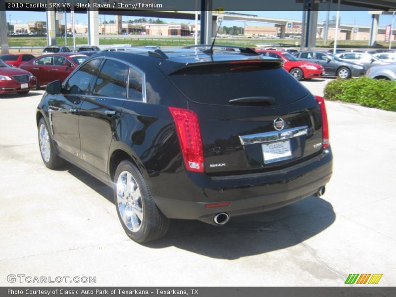 Black Raven / Ebony/Titanium 2010 Cadillac SRX V6