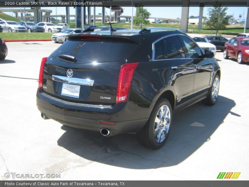 Black Raven / Ebony/Titanium 2010 Cadillac SRX V6