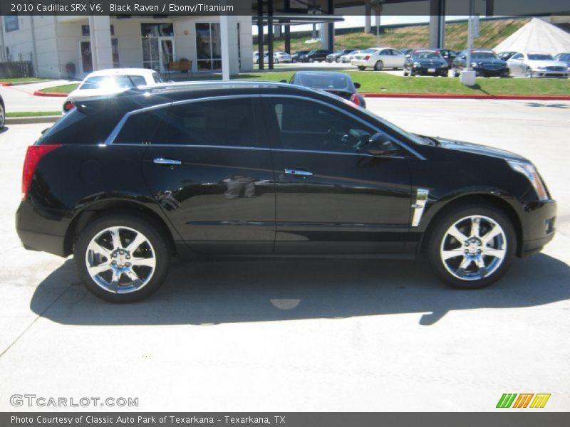 Black Raven / Ebony/Titanium 2010 Cadillac SRX V6
