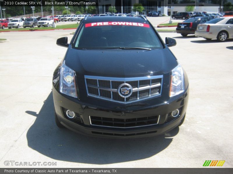 Black Raven / Ebony/Titanium 2010 Cadillac SRX V6