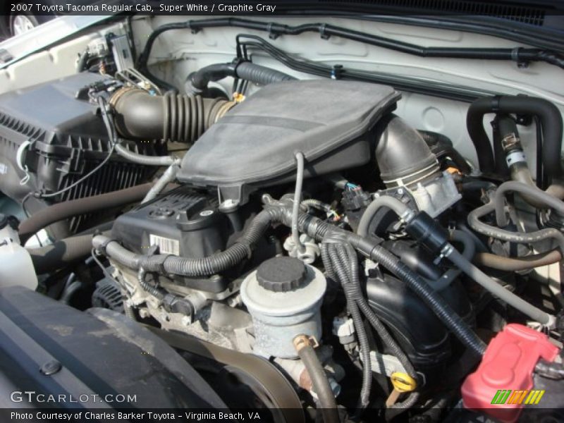 Super White / Graphite Gray 2007 Toyota Tacoma Regular Cab