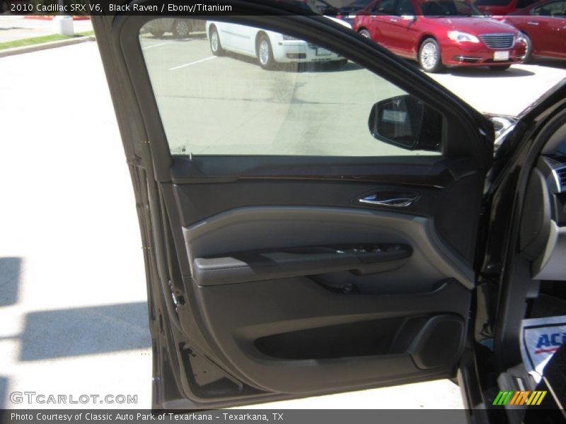 Black Raven / Ebony/Titanium 2010 Cadillac SRX V6