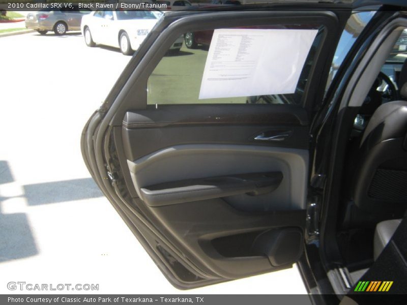 Black Raven / Ebony/Titanium 2010 Cadillac SRX V6